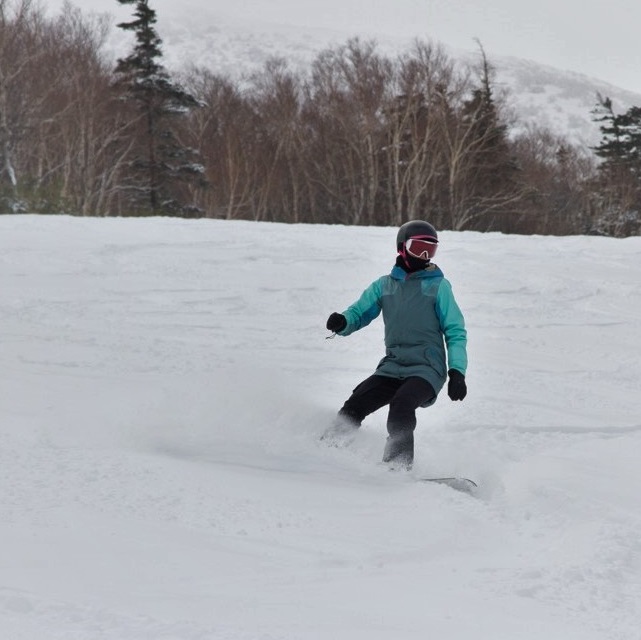 Snowboarding in Japan